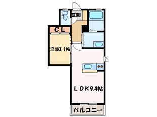 シャーメゾン政枝の物件間取画像